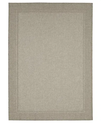 Oriental Weavers Caicos Ca03n 7'10x10' Area Rug In Charcoal