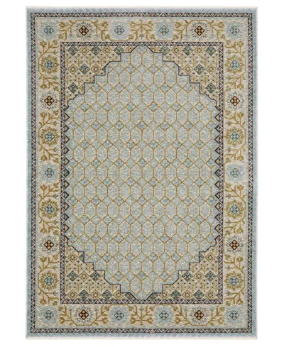 Oriental Weavers Capella Cap02 5'3"x7'6" Area Rug In Blue