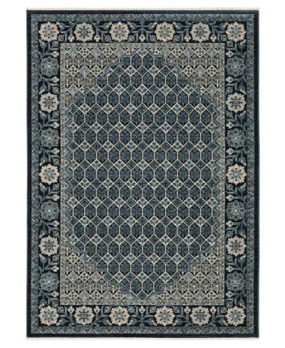 Oriental Weavers Capella Cap03 7'10"x10'10" Area Rug In Blue