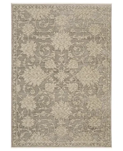 Oriental Weavers Capella Cap09 3'3"x5' Area Rug In Gray