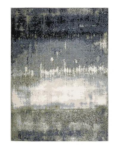 Oriental Weavers Caravan 5571h Runner Area Rug, 2'3 X 7'6 In Blue