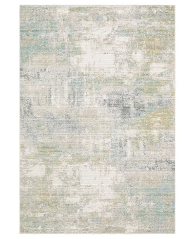 Oriental Weavers Cavett Cav01 7'10"x10'10" Area Rug In White
