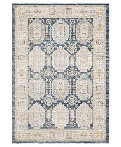Oriental Weavers Cavett Cav07 9'10"x13' Area Rug In Blue