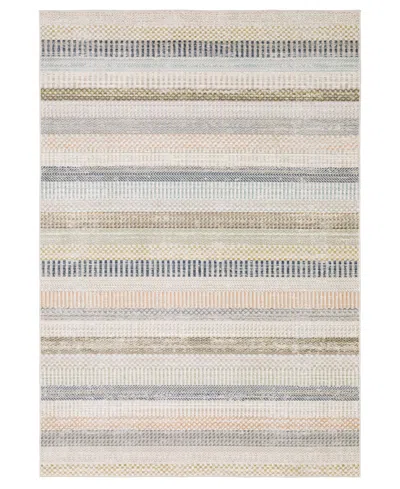 Oriental Weavers Cavett Cav08 7'10"x10'10" Area Rug In White