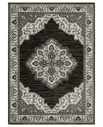 Oriental Weavers Chamberlain 5'3"x7'6" Area Rug In Charcoal