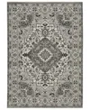 Oriental Weavers Chamberlain Ch10l 6'7x9'6 Area Rug In Gray