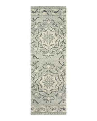 Oriental Weavers Craft 93001 Runner Rug, 2'6 X 8' In Ash/ivory
