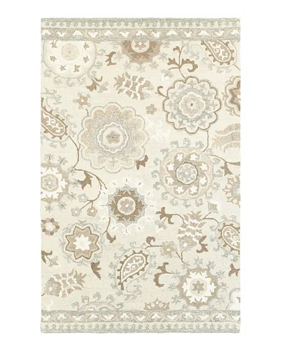 Oriental Weavers Craft 93005 Area Rug, 5' X 8' In Ivory/gray