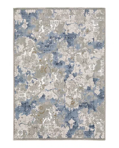 Oriental Weavers Easton 3313q Area Rug, 6'7 X 9'6 In Blue