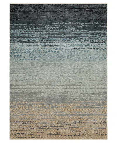 Oriental Weavers Echo Ech09 6'7"x9'6" Area Rug In Blue