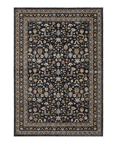 Oriental Weavers Eliana Eli04 Runner Area Rug, 2'3x7'6 In Blue