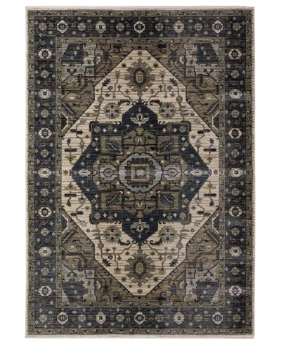 Oriental Weavers Eliana Eli05 2'3''x7'6'' Runner Area Rug In Brown