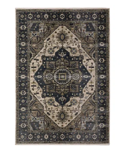 Oriental Weavers Eliana Eli05 Area Rug, 5'3x7'6 In Blue