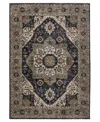Oriental Weavers Eliana Eli07 6'7"x9'6" Area Rug In Blue