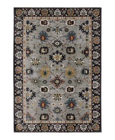 Oriental Weavers Eliana Eli08 Area Rug, 6'7x9'6 In Blue