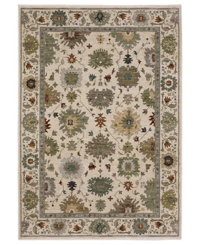 Oriental Weavers Eliana Eli10 5'3"x7'6" Area Rug In White