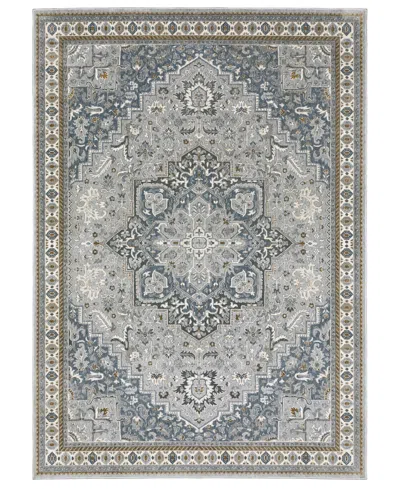 Oriental Weavers Ellington Ell02 7'10"x10'10" Area Rug In Gray