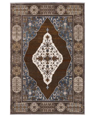 Oriental Weavers Ellington Ell06 5'3"x7'6" Area Rug In Brown