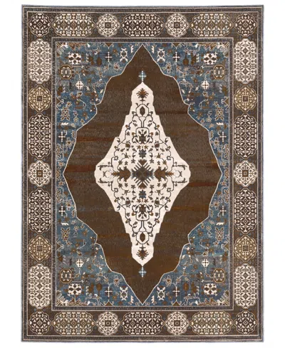 Oriental Weavers Ellington Ell06 7'10"x10'10" Area Rug In Brown