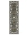 Oriental Weavers Ellington Ell09 2'3"x7'6" Runner Area Rug In Gray
