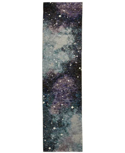 Oriental Weavers Evolution 0958a 2'3"x8' Runner Area Rug In Blue