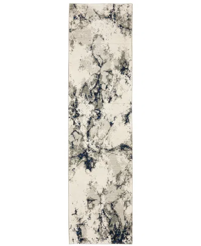 Oriental Weavers Evolution 0978a 2'3"x8' Runner Area Rug In Black