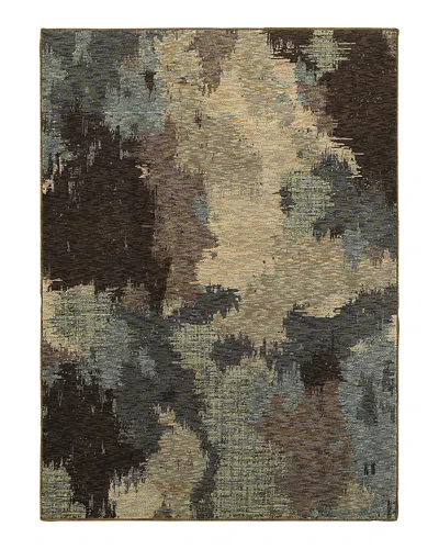 Oriental Weavers Evolution 8011b Area Rug, 1'10 X 3'2 In Blue/brown