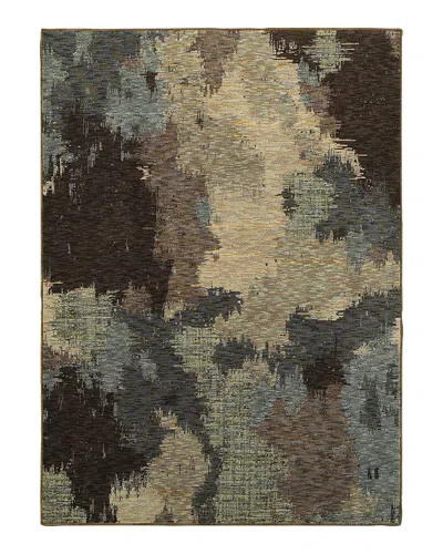 Oriental Weavers Evolution 8011b Area Rug, 6'7 X 9'6 In Blue/brown