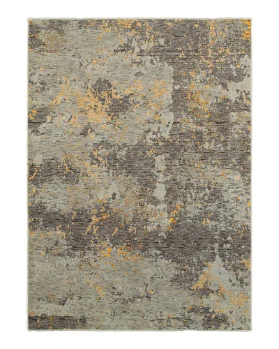 Oriental Weavers Evolution 8025b Area Rug, 7'10 X 10'10 In Gray/gold
