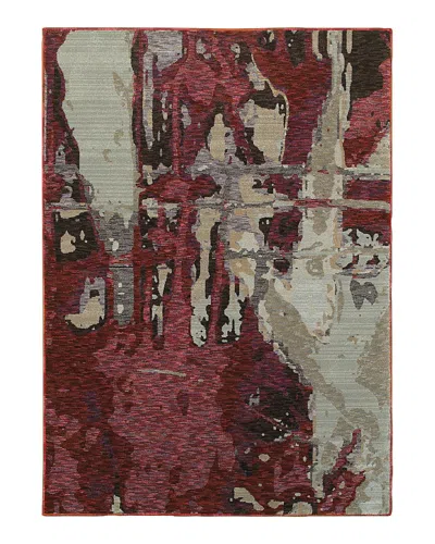 Oriental Weavers Evolution 8028b Area Rug, 6'7 X 9'6 In Red/beige