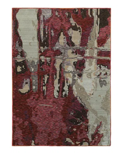 Oriental Weavers Evolution 8028b Area Rug, 8'6 X 11'7 In Red/beige