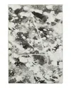 Oriental Weavers Evolution 8035b Area Rug, 1'10 X 3'2 In Charcoal/white
