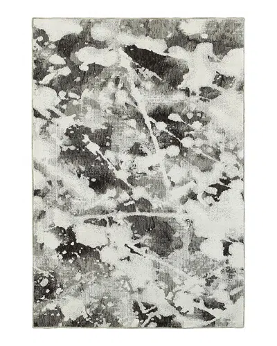 Oriental Weavers Evolution 8035b Area Rug, 1'10 X 3'2 In Charcoal/white
