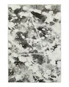 Oriental Weavers Evolution 8035b Area Rug, 3'3 X 5'2 In Charcoal/white