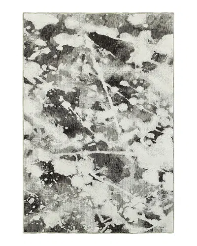 Oriental Weavers Evolution 8035b Area Rug, 3'3 X 5'2 In Charcoal/white
