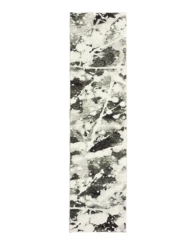 Oriental Weavers Evolution 8035b Runner Rug, 2'3 X 8' In Charcoal/white