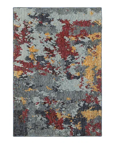Oriental Weavers Evolution 8036c Area Rug, 5'3 X 7'3 In Blue/red