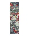 Oriental Weavers Evolution 8036c Runner Rug, 2'3 X 8' In Blue/red