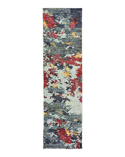 Oriental Weavers Evolution 8036c Runner Rug, 2'3 X 8' In Blue/red