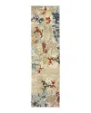 Oriental Weavers Evolution 8043k Runner Rug, 2'3 X 8' In Beige/blue