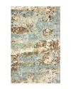 Oriental Weavers Formations 70001 Area Rug, 6' X 9' In Blue/brown