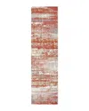 Oriental Weavers Formations 70004 Area Rug, 6' X 9' In Pink/red