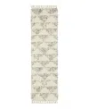 Oriental Weavers Axis Ax05a Runner Area Rug, 2'3 X 7'6 In Ivory