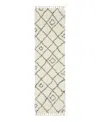 Oriental Weavers Axis Ax03a Runner Area Rug, 2'3 X 7'6 In Ivory