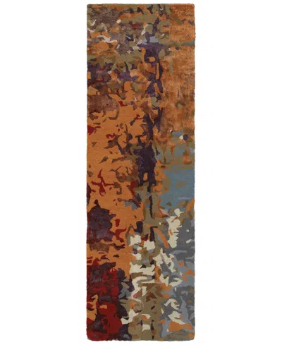 Oriental Weavers Galaxy 21904 2'6" X 8' Runner Rug In Multi,orange