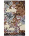 Oriental Weavers Galaxy 21905 Blue/brown 5' X 8' Area Rug In Multi