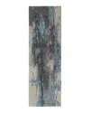 Oriental Weavers Galaxy 21906 3'6" X 5'6" Area Rug In Blue/gray