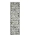 Oriental Weavers Gemini 020z2 Runner Area Rug, 2'3 X 7'6 In Grey