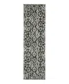 Oriental Weavers Gemini 1003e Runner Area Rug, 2'3 X 7'6 In Charcoal