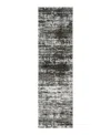 Oriental Weavers Gemini 4151u Runner Area Rug, 2'3 X 7'6 In Charcoal